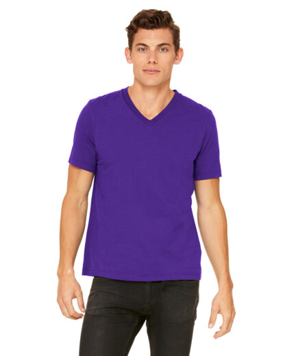 Unisex Jersey Short Sleeve V Neck T-Shirt - Image 6