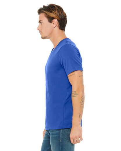 Unisex Jersey Short Sleeve V Neck T-Shirt - Image 3